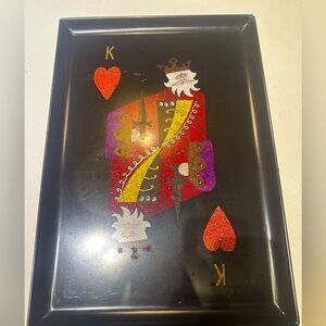 Couroc of Monterey tray- King of Hearts Rare